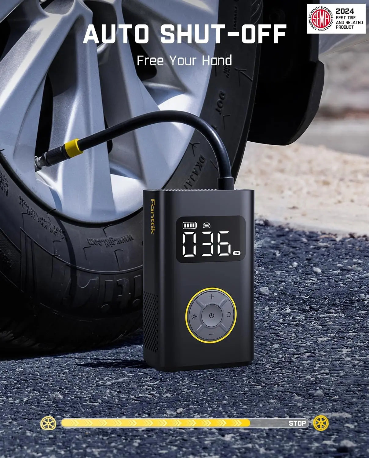 Portable Inflate Tire Pump