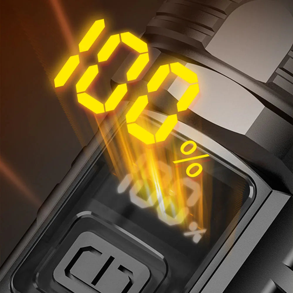 High Power USB Rechargeable Flashlight
