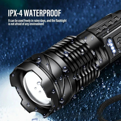 USB Powerful Rechargeable Flashlight