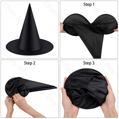 Floating Halloween Wizard Hats
