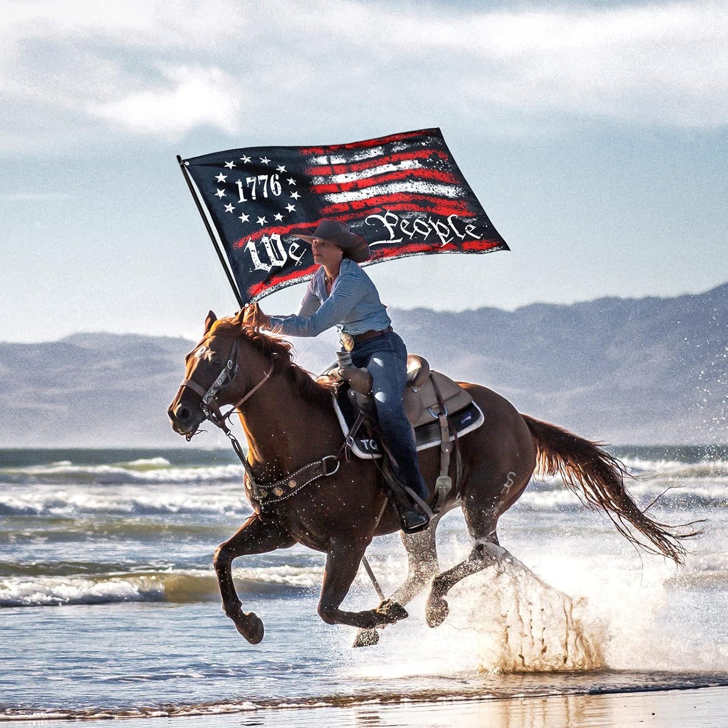 We The People Patriotic Flag