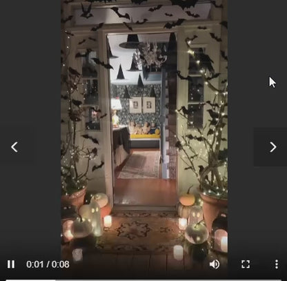 Floating Halloween Wizard Hats